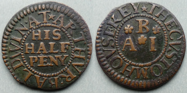 Custom House Quay, Arthur Baldwin halfpenny